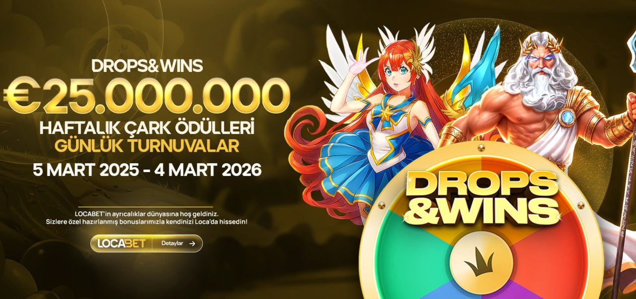 Locabet Drops and Wins Turnuva Ödül Havuzu